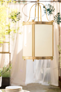 TIMELESS EDEN 314 - Glass and brass pendant lamp by Il Bronzetto - view 3